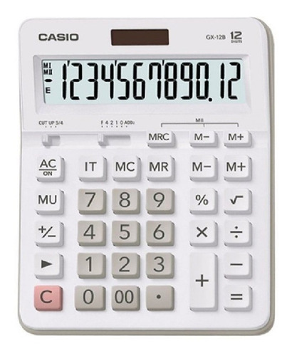 Calculadora Casio Gx-12b Blanco