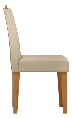 Juego De Comedor Vezna Amada 4s Vekka Color Beige