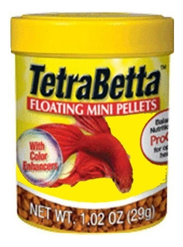 Alimento Peces Tetrabetta Pellets 29gr Potenciador Color