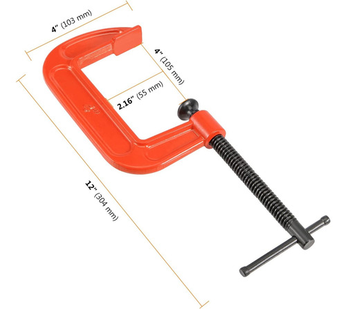 Set Abrazaderas Soporte Carpintería Construcción Herramienta