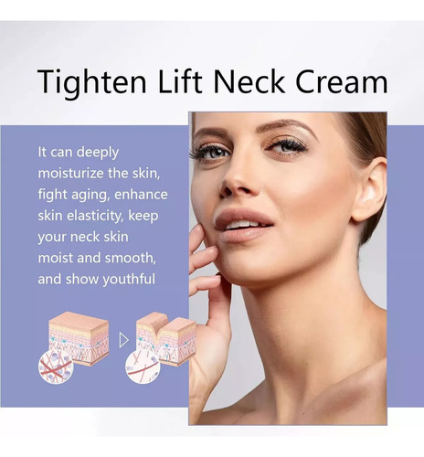 1 Crema Reafirmante Para El Cuello, Tensa Y Levanta El Cuell