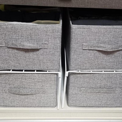 Contenedor De Almacenamiento De Ropa, Cubos De L Beige