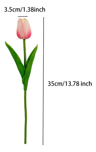 Adorno De Flores Artificiales De Tulipán Para Bodas, De
