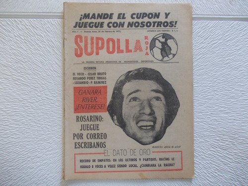 Revista Supolla Roja Nº 2 Año 1972 1/10