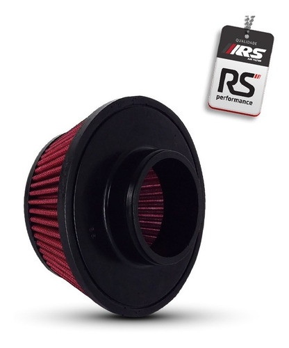Filtro De Ar Esportivo Para Turbina 2,5 Polegadas Vermelho
