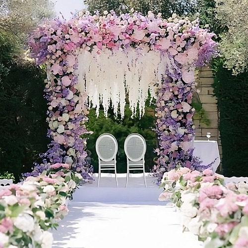 Set 4 Sillas Jardín Comedor Eventos Exterior Apilables
