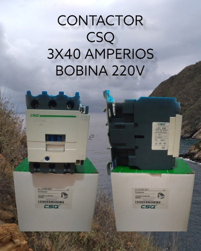 Contactor Trifasico 40 / 50 Amperios Bobina 220v Csq