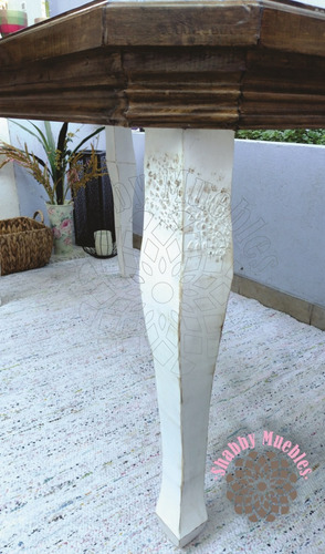 Mesa Provenzal Luis Xv 140 X 80