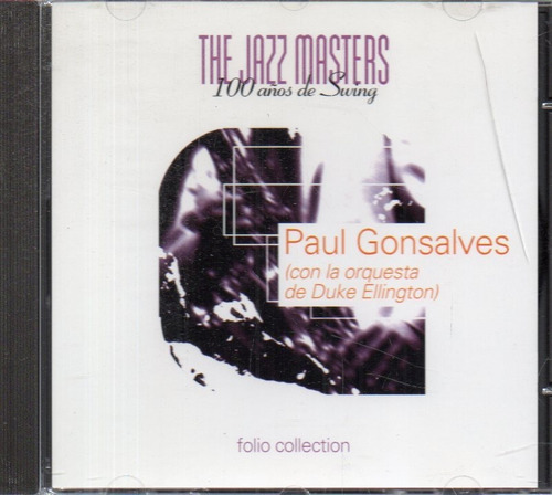 Paul Gonsalves - Cd The Jazz Masters Made In Ireland