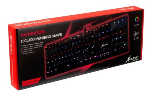 Imagen 7 de 8 de Teclado Gamer Mecanico Xemoki Antighosting Switch Blue Snk