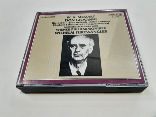 Mozart: Don Giovanni, Furtwängler - 2cd 1988 Usa Nm 9.5/10