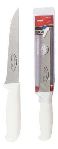 Faca Profissional Açougueiro P Desossar 6 Polegadas Saga Pro Cor Branco