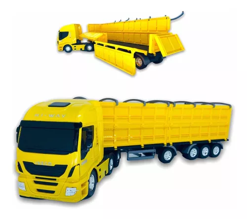 Miniatura Caminhao Iveco Graneleiro Escala 1/30 - Usual em