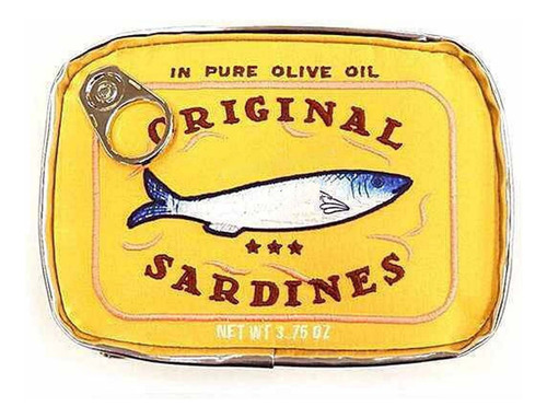 Bolsa De Cosméticos G Sardine Can Makeup Para Sardinhas Em L