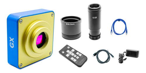 Microscópio Trinocular 1600x Acromat C/ Câmera 38mp Hdmi Usb
