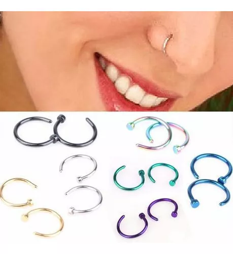 Piercing Medusa Boca Labret Ponto De Luz Haste 10mm