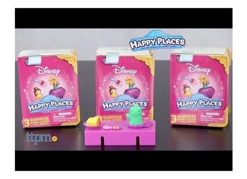 Caja Sorpresa Decoraciones Casa Princesa Happy Places Disney Color Rosa