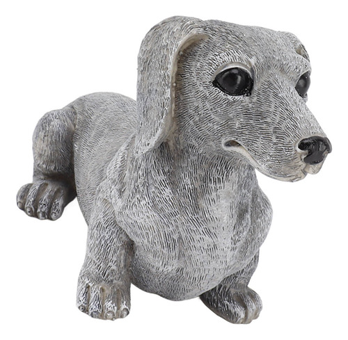 Estatueta De Dachshund, Escultura, Resina Decorativa