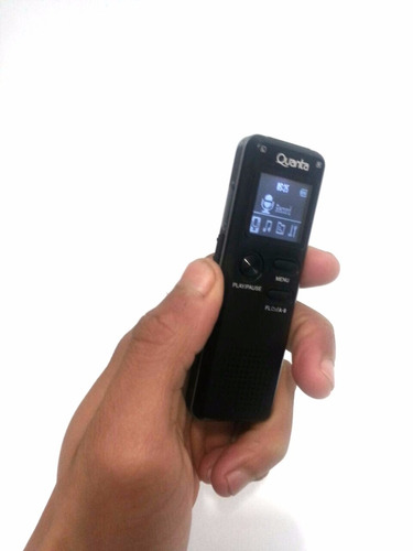 Gravador De Voz Digital Quanta Qtg230 8gb Preto