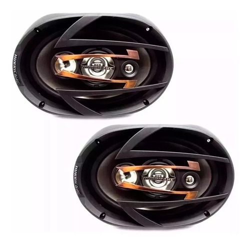 Par Alto-falantes 6x9 Quadriaxial 300w Rms Hurricane Qr 694