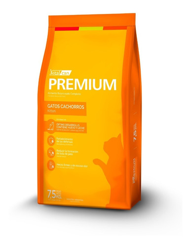 Alimento Vitalcan Premium Gatito Sabor Mix Bolsa De 7,5kg