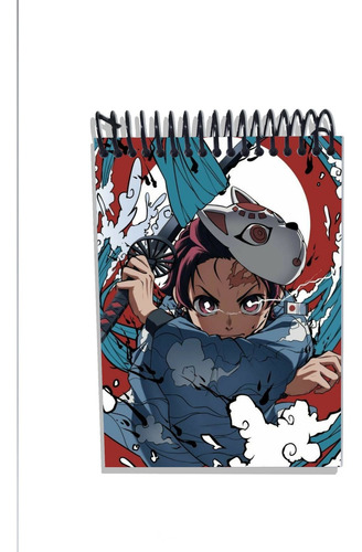 Imagem 1 de 2 de Caderneta Capa Dura Anime Kimetsu No Yaiba Tanjiro
