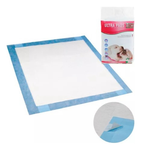 Tapete Higiênico Para Cães Ultra Pads 60x60 C/ 30 Un