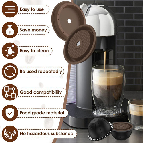 - 5 Cápsulas Vertuo Reutilizables Para Cafetera Nespresso