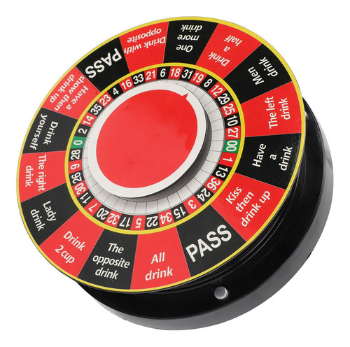 Juego De Girar Eléctrico Roulette Wheel Prize Para Beber Par