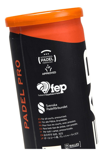 Bola De Padel Head Pro Pack Com 6 Tubos