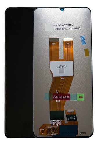 Tela Display Lcd Touch Compativel A05 A055 Top + Pelicula Cor Preto