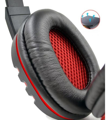 Fone De Ouvido Headphone Gamer P2 Microfone -preto