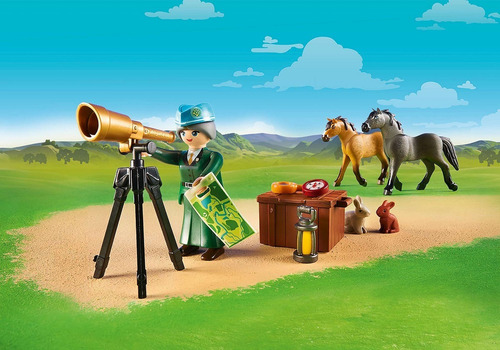 Playmobil 70329 Campamento De Verano Spirit 130 Pcs Luces!