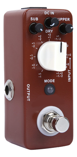 Pedal De Miniguitarra Octave Effect Dc 9 V/128 Ma, Carcasa C