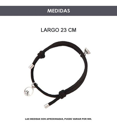 Imagen 6 de 6 de Set De Pulseras Mar Y Tierra Negro