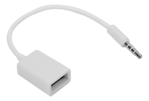 3.5 Mm Macho Aux Audio Plug Jack A Usb 2.0 Hembra Convertido