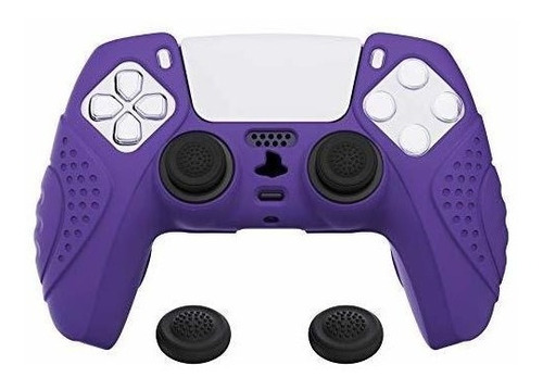 Funda Anti Deslizante Silcona Control Playstation 5 Violeta