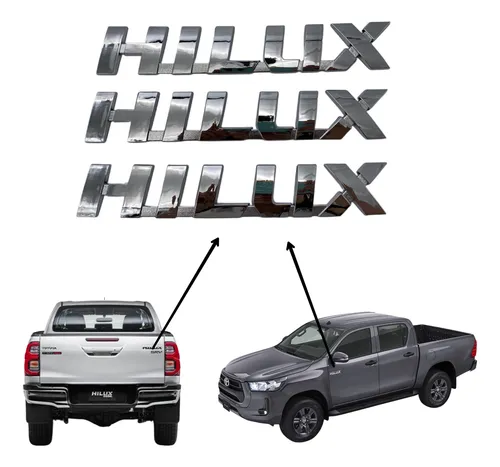 Toyota Hilux 2022 Emblemas X3