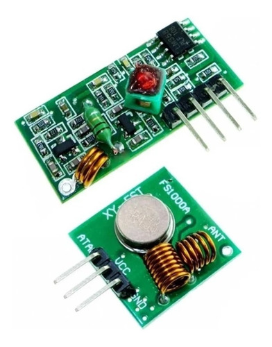 Módulo Rf Transmisor Y Receptor 433mhz 433 Mhz Arduino