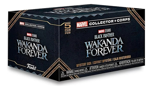 Fuko Pop Box Wakanda Forever Marvel Collector Corp Talla Xl