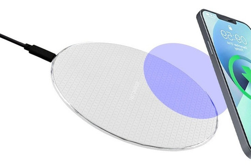 Base Cargador Inalambrico Celular Carga Rapida Universal Color Blanco