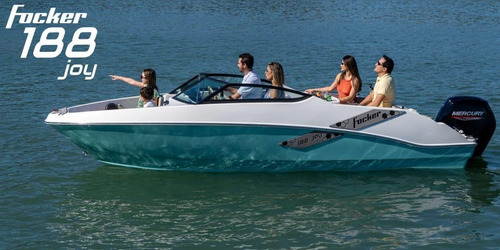 Lancha Focker 188 Joy Com Motor Mercury 100hp Ct 4 T