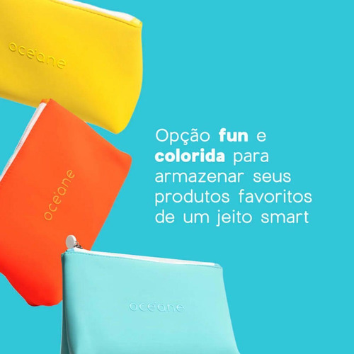 Nécessaire Neoprene Amarelo Océane 4you