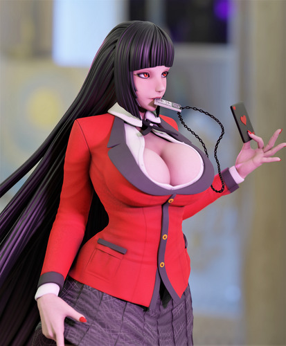 Yumeko Jabami - Kakegurui - Sfw E Nsfw (nua) - Diorama - 12k