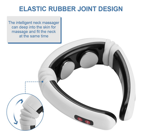 Masajeador Espalda De Recargable Para Cuello Y Cintura