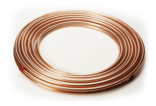 Tuberia De Cobre Flexible 1/4 Rollo 15 Metros