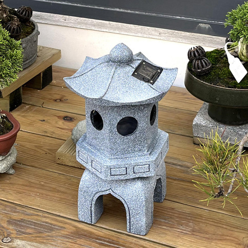Mini Estatua De Pagoda Para Jardín, Figura De Resina