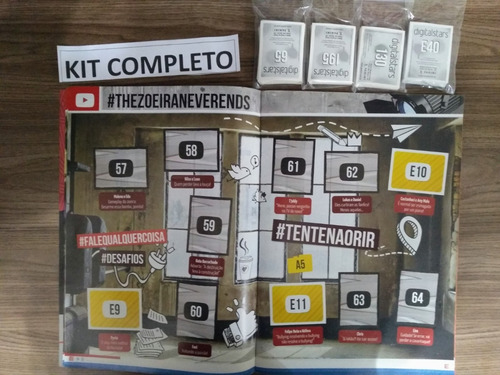Album De Figurinhas Digitalstars Completo Para Colar (Usado)