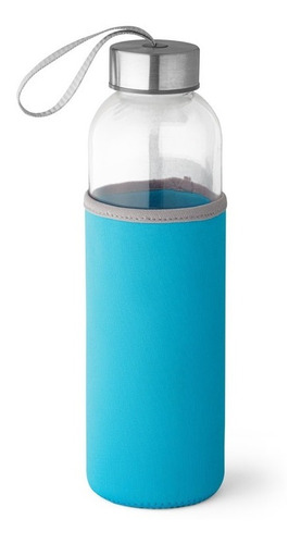 Squeeze Garrafa Garrafinha De Vidro Com Luva Em Neoprene