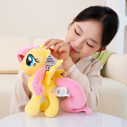 Boneca Fluttershy Plushies My Little Pony Rainbow Horse De 3